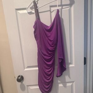 Purple party dress